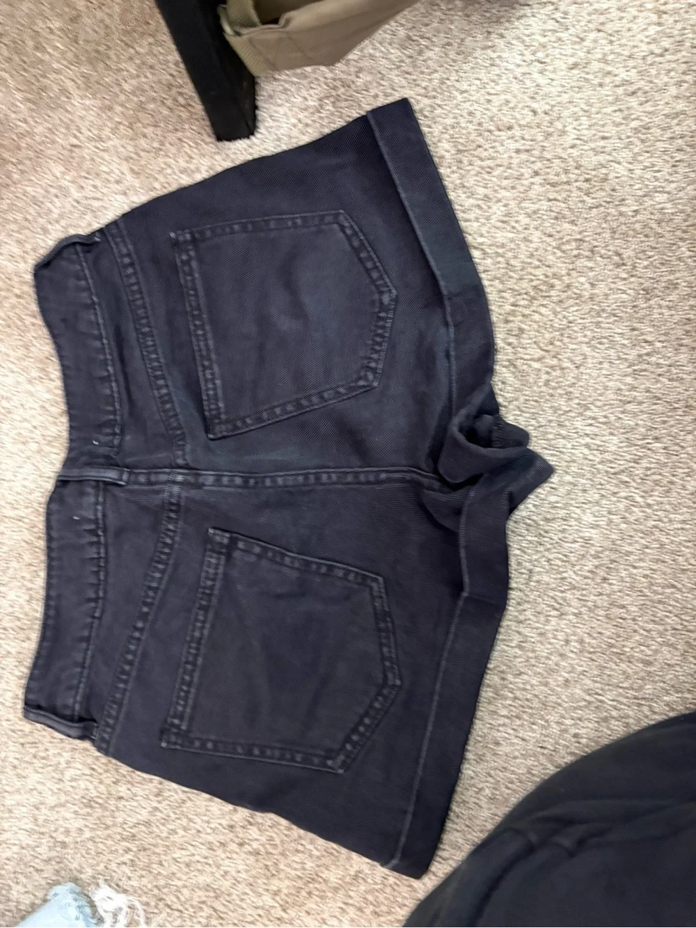 PacSun Black Denim Jean Shorts